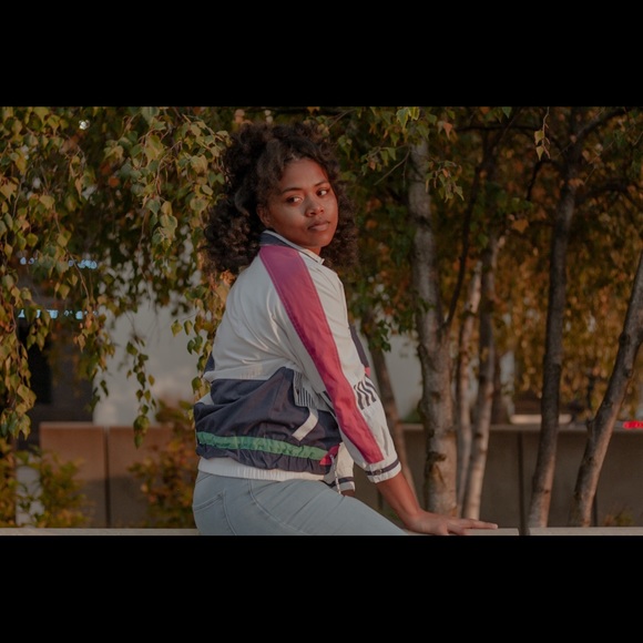 Vtg IZZI SPIRIT Logo Full Zip Windbreaker Color - Picture 2 of 9